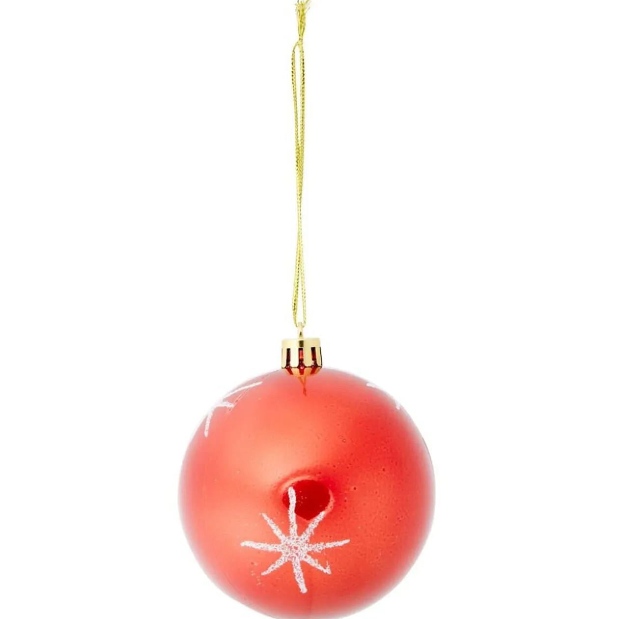 Boule de Noël motif étincelle Ø8cm (3 modèles)