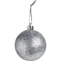 Boule de Noël paillette argenté Ø6cm x3 < Gifi Hot