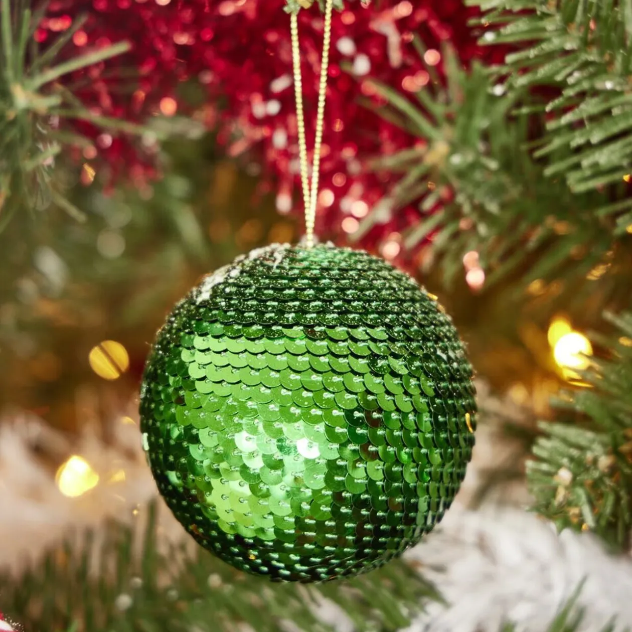 Boule de Noël à sequin (4 modèles)