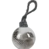 Boule de Noël transparente avec plume à l’intérieur