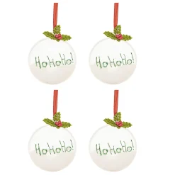 Boule de Noël transparente à garnir x4