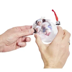 Boule de Noël transparente personnalisable Ø8cm < Gifi Sale