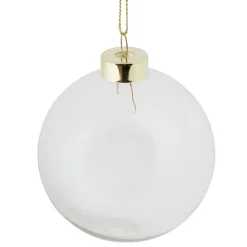 Boule de Noël verre Ø8cm - 3 modèles < Gifi Outlet