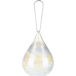 Boule en verre intérieur filament à reflet irisé