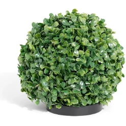 Boule feuille artificielle 35 LED blanc chaud Ø23xH20,5cm < Gifi Online