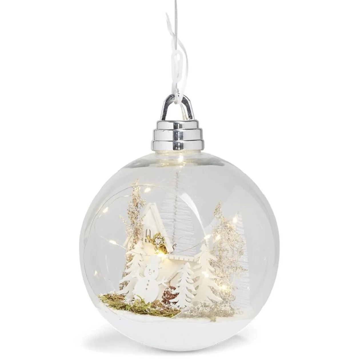 Boule lumineuse à suspendre Ø20,5cm - 2 modèles