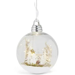 Boule lumineuse à suspendre Ø20,5cm - 2 modèles