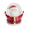 Boule à neige Noël traditionnel personnage 9x6,5xH9cm (4 modèles)