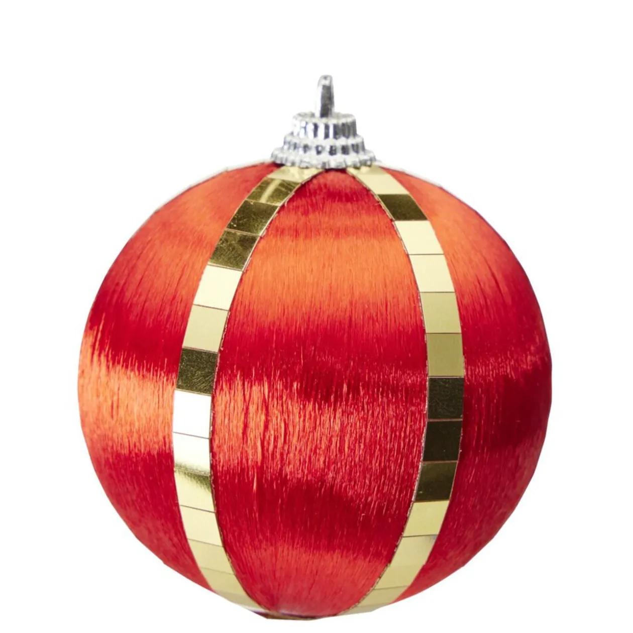 Boules de Noël fil métallisé x6 à suspendre