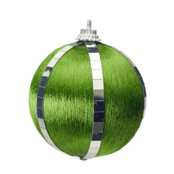 Boules de Noël fil métallisé x6 à suspendre