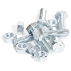 6 boulons tête hexagonale acier zingué - 6x25 mm < Gifi
