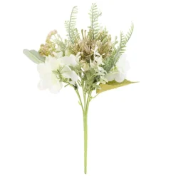 Bouquet artificiel roses et petites fleurs Ø26xH41cm (2modèles) < Gifi