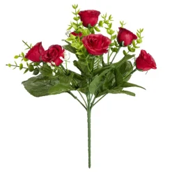 Bouquet de roses artificielles H30cm - 3 modèles
