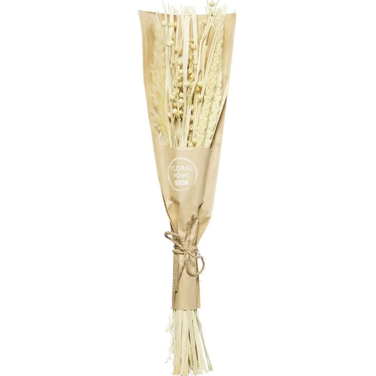 Bouquet paille et fleurs séchéeS H45 cm