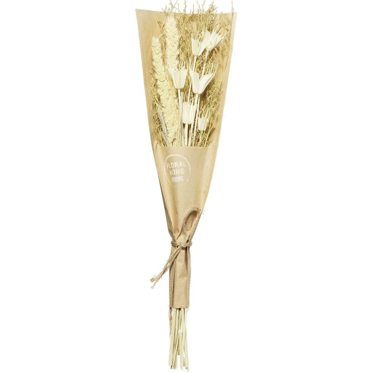 Bouquet paille et fleurs séchéeS H45 cm