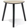 Bout de canapé Joseph marron Ø40xH39,5 cm