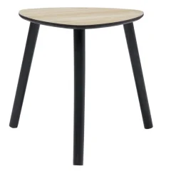 Bout de canapé Joseph marron Ø40xH39,5 cm