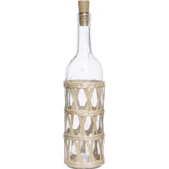 Bouteille déco LED habillage rotin croisé < Gifi Sale