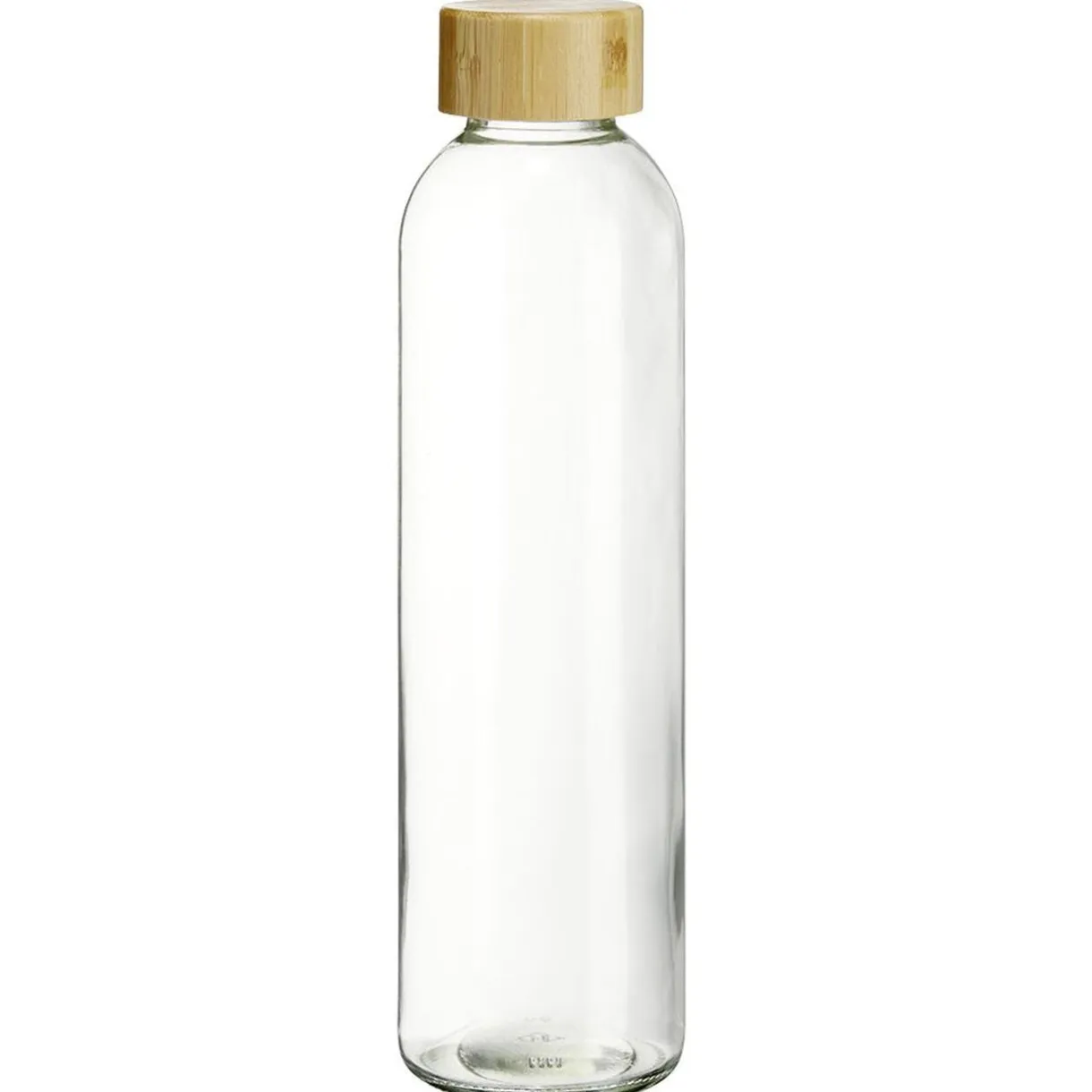 Bouteille en verre avec bouchon en bambou 750 ml < Gifi Online