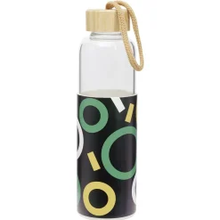 Bouteille en verre avec étui silicone antidérapant 550ml Ø6,6xH24cm < Gifi Outlet