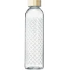 Bouteille en verre 730 ml motif carreau ciment