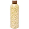 Bouteille isotherme inox 500ml décor tropical ou floral Ø7xH22,5cm (2 modèles)