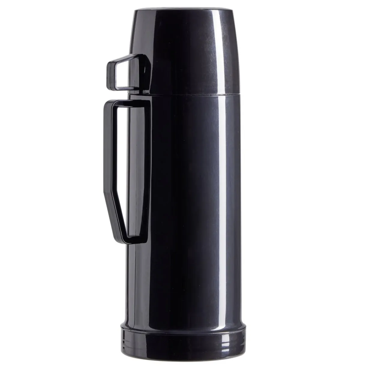 Bouteille isotherme 415ml avec tasse plastique noir < Gifi Clearance