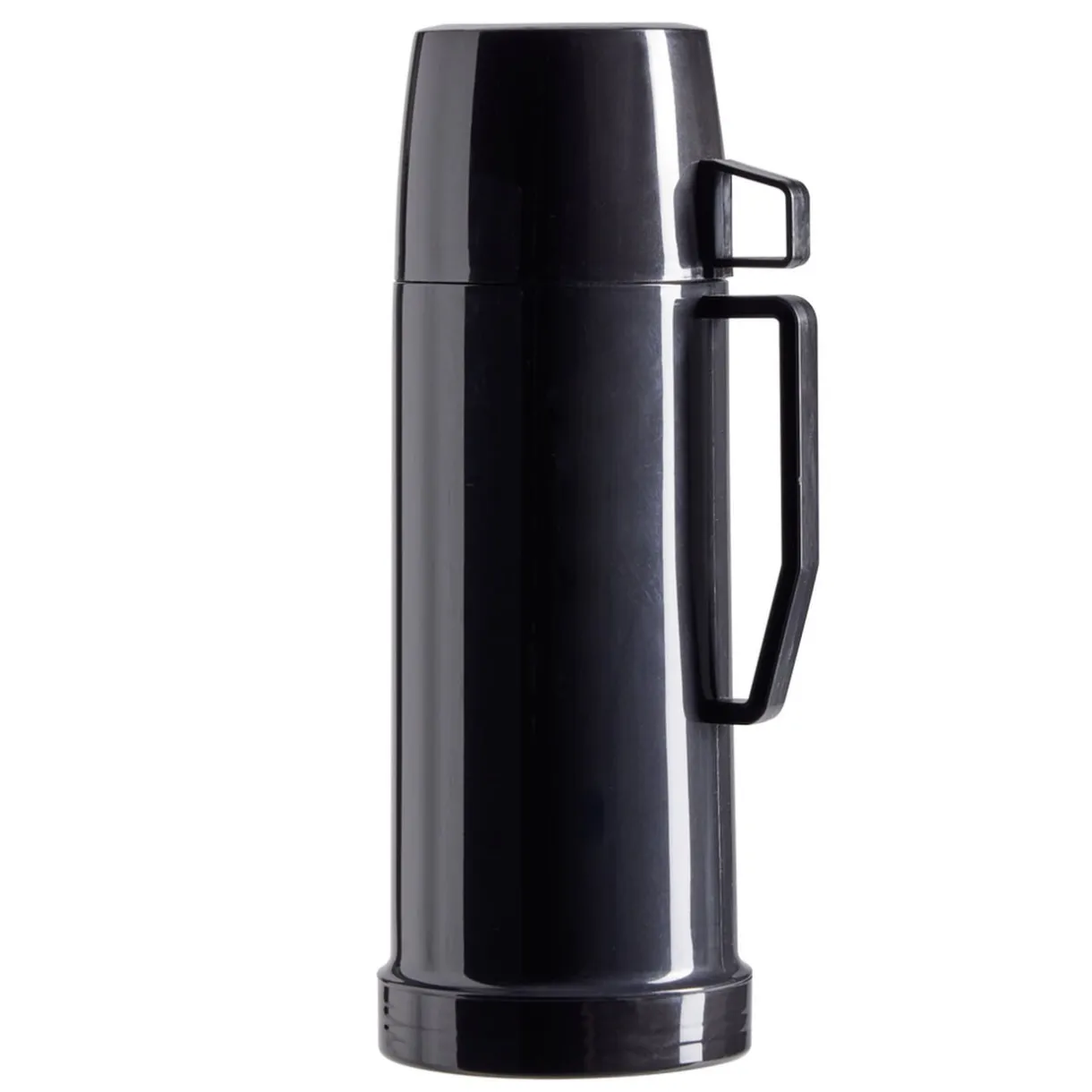 Bouteille isotherme 415ml avec tasse plastique noir < Gifi Clearance
