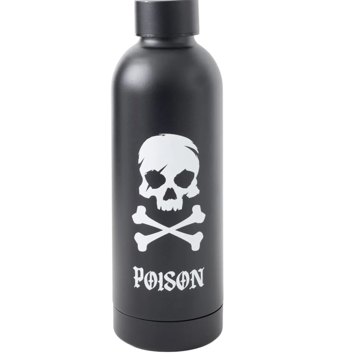Bouteille isotherme 500ml Halloween inox Ø7xH22cm (2 modèles blanc ou noir) < Gifi Sale