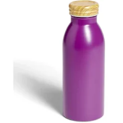 Bouteille isotherme 400ml inox et bois - 4 coloris < Gifi