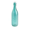 Bouteille limonade 1L verre vert Ø8,5xH32cm