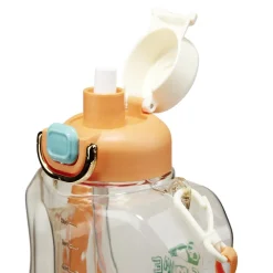 Bouteille plastique kawaii 1L avec sangle H19,5cm < Gifi Discount