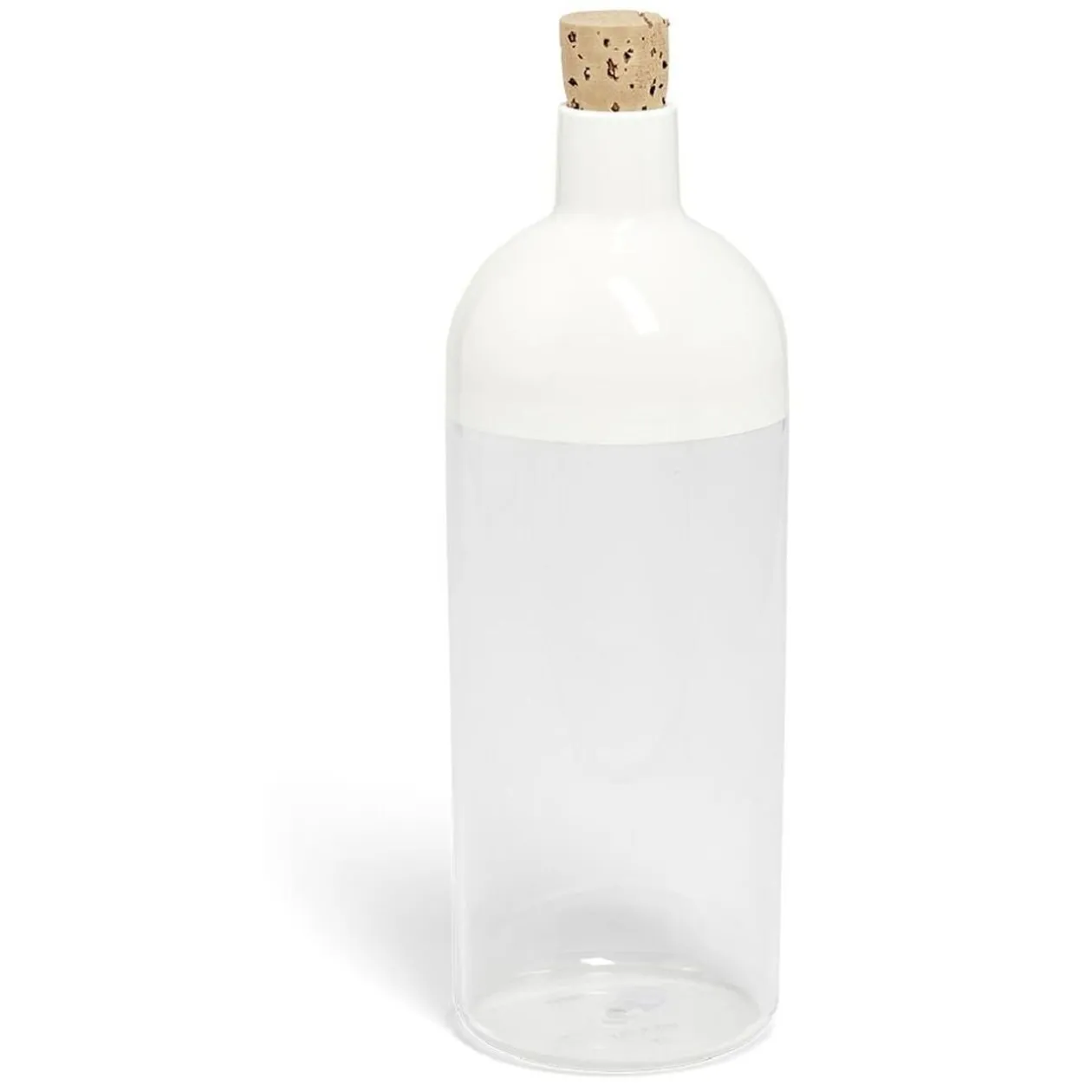 Bouteille récipient 900ml plastique transparent