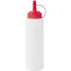 Bouteille à sauce 250ml plastique souple Ø4,5xH18cm