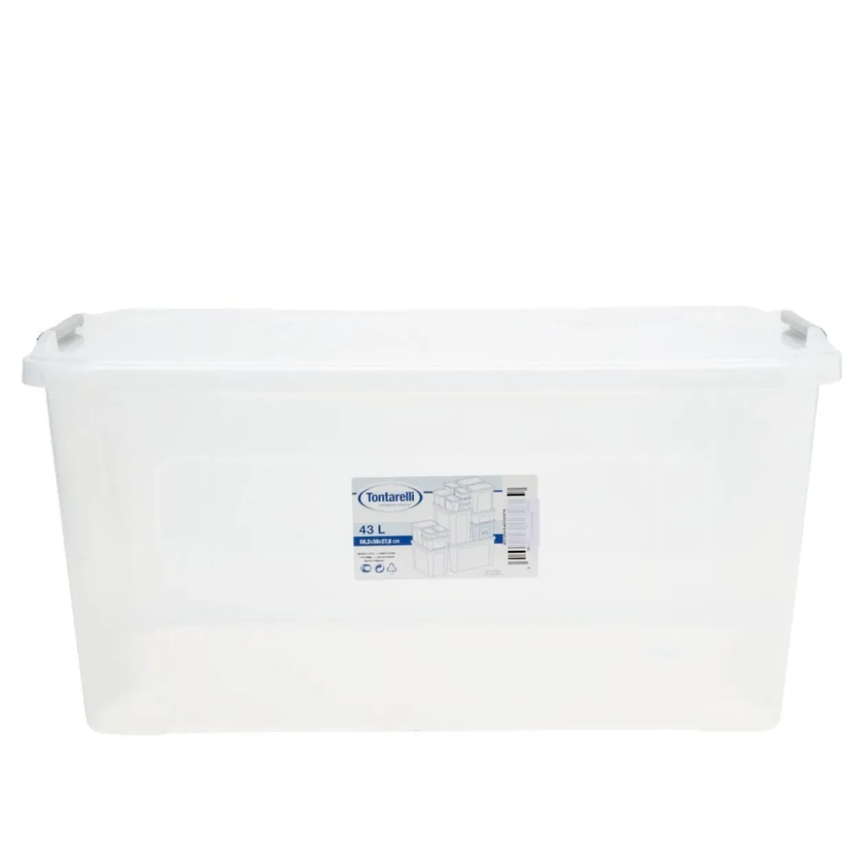 Box de rangement Combi Tontarelli 43 L transparent