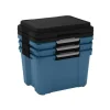 Box de rangement 45L x3 étanche Scuba bleu avec couvercle noir 49x39xH49,5cm < Gifi Outlet