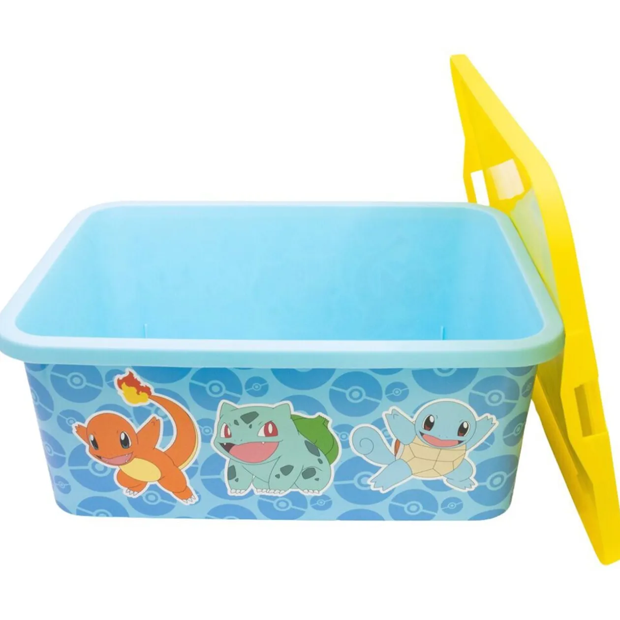 Box de rangement Pokémon 13L plastique bleu 40x30xH15,5cm