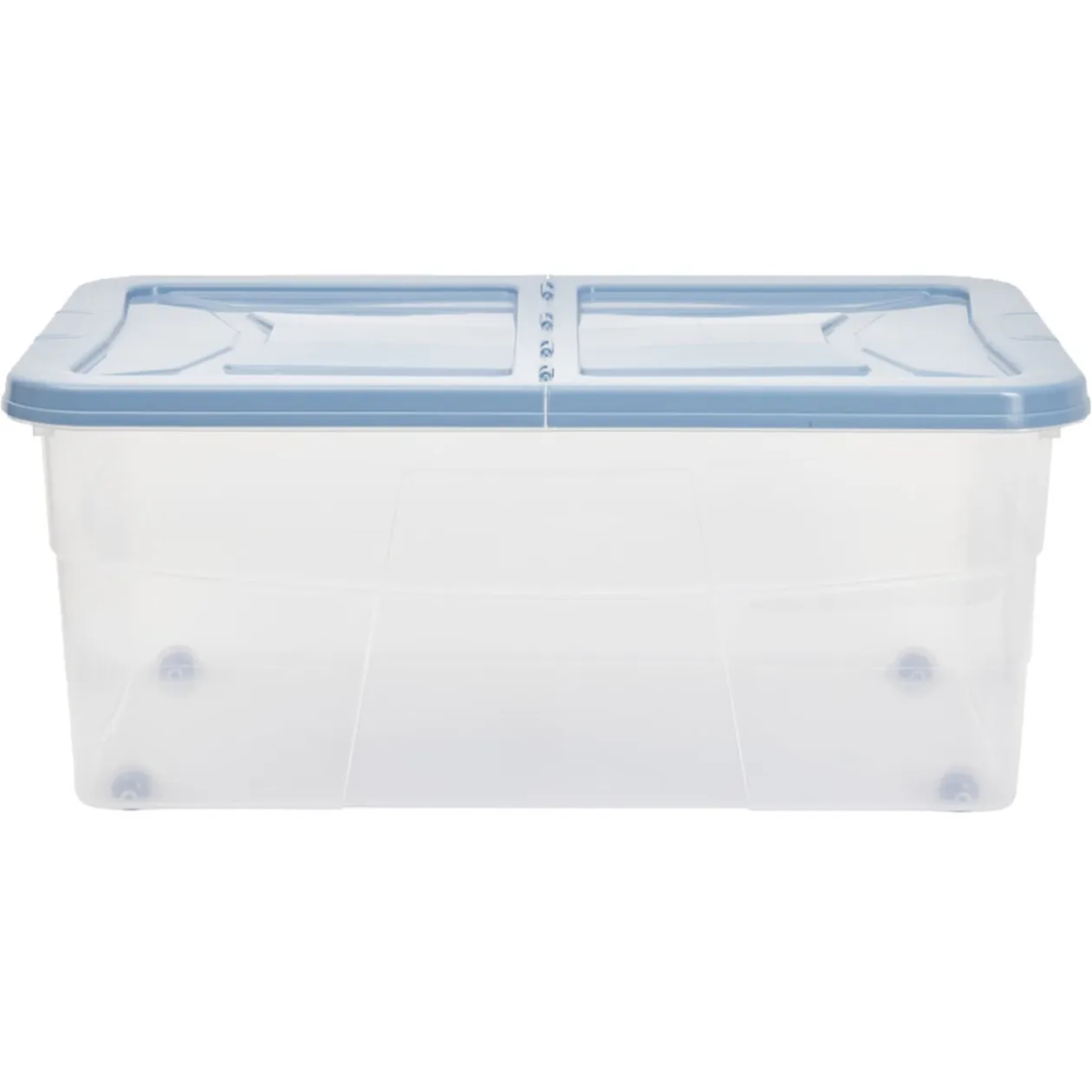 Box dessous de lit bleu 45L