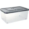 Box dessous de lit gris 45L < Gifi Outlet