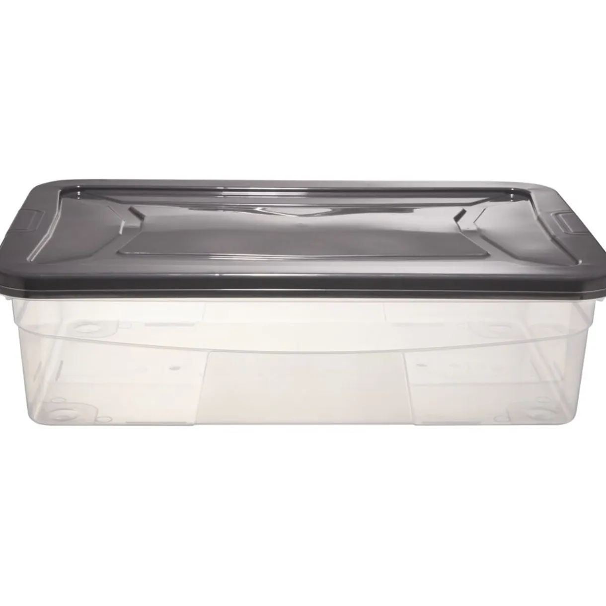 Box dessous de lit transparent et gris 30L < Gifi New