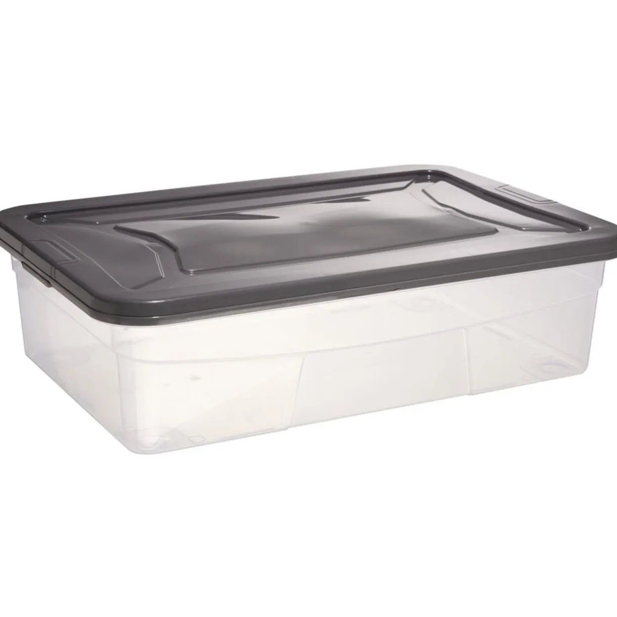 Box dessous de lit transparent et gris 30L < Gifi New