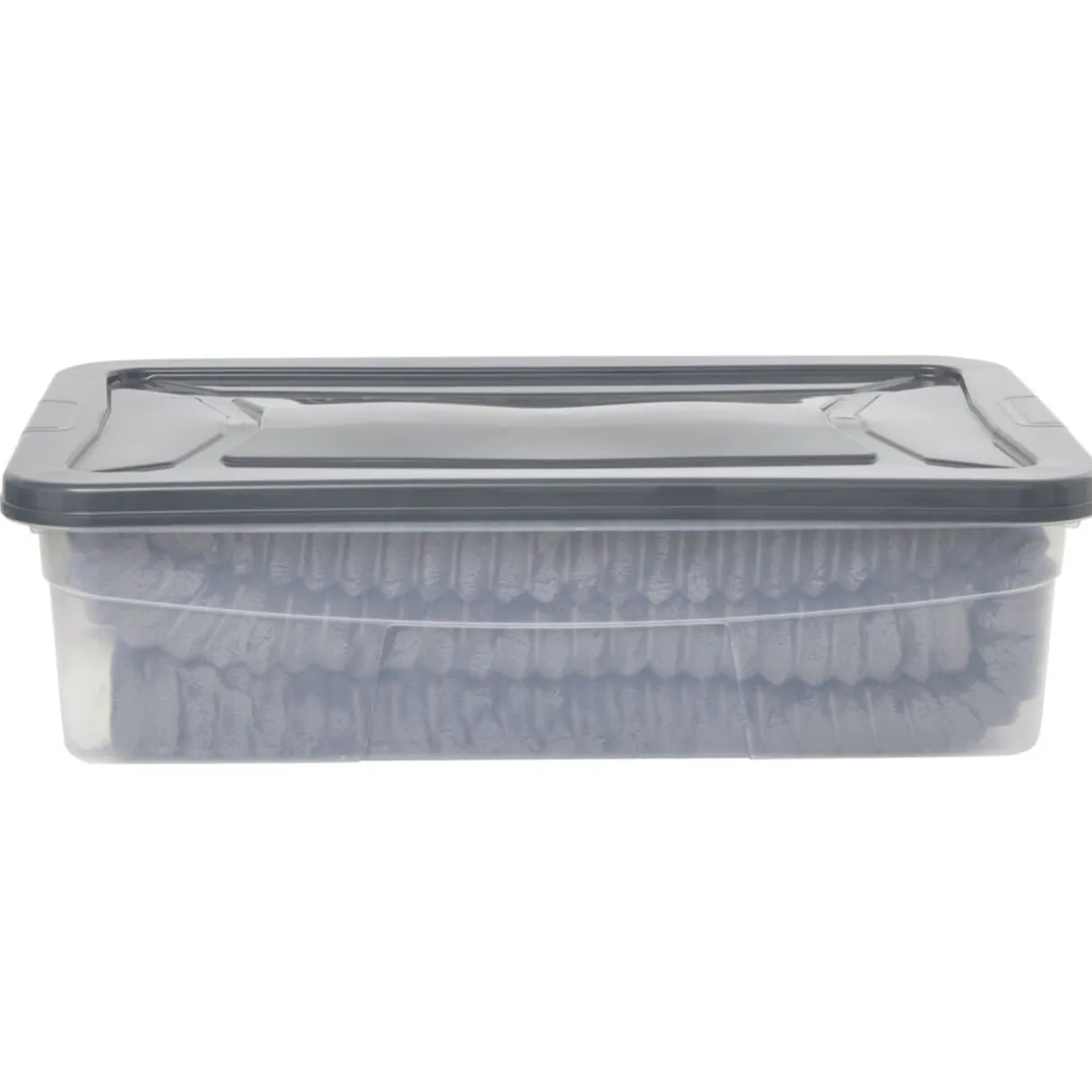 Box dessous de lit transparent et gris 30L < Gifi New