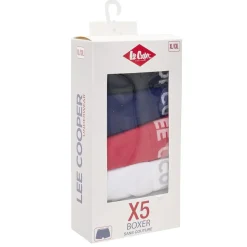Boxer homme x5 Lee Cooper polyester XL/XXL (plusieurs modèles) < Gifi Outlet