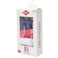 Boxer homme x5 Lee Cooper polyester XL/XXL (plusieurs modèles) < Gifi Outlet