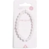 Bracelet crystal fin 24 perles quartz rose - Amour