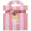 Bracelet remerciement Merci pour cette année pampille coeur L10cm (3 modèles) < Gifi Clearance