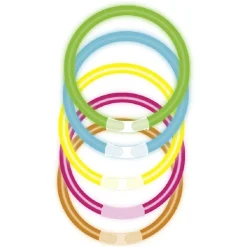 Bracelets lumineux en plastique x100