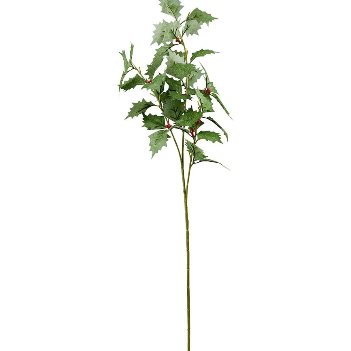 Branche artificielle houx vert et rouge H60cm < Gifi New