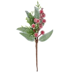 Branche de Noël décorative 21cm (6 modèles)