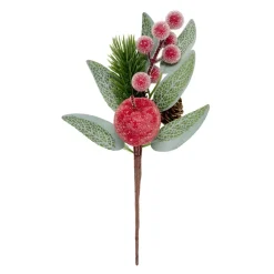 Branche de Noël décorative 21cm (6 modèles)